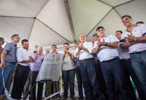 O Governador do Estado de São Paulo, participa da entrega das Obras do Dispositivo da SP 340/SP 147 na cidade de Mogi Mirim. Data: 13/02/2016. Local: Mogi Mirim/SP.  Foto: Diogo Moreira/A2img